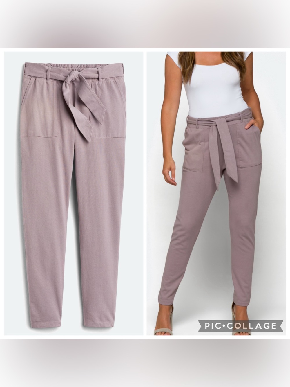 NWT Threads 4 Thought 100% Organic Cotton Tie-Waist Tapered Leg Jogger Pants